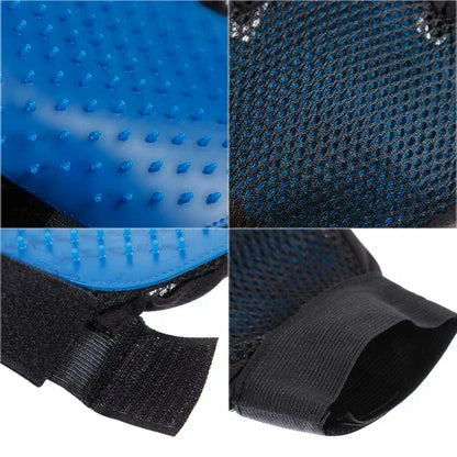 1Pc Pet Cat and Dog Grooming Cleaning Brush Gloves, Depilatory Gloves, Animal Bathing, Dog Comb Effective Removal Back Massage