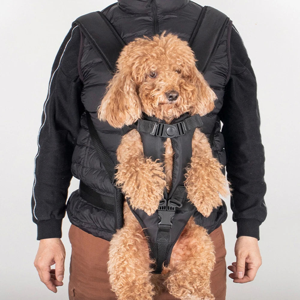 1PC Pet Front Dog Carrier Backpacks, Adjustable Backpack Carrier, Dog Front Carrier for Hiking, Cycling