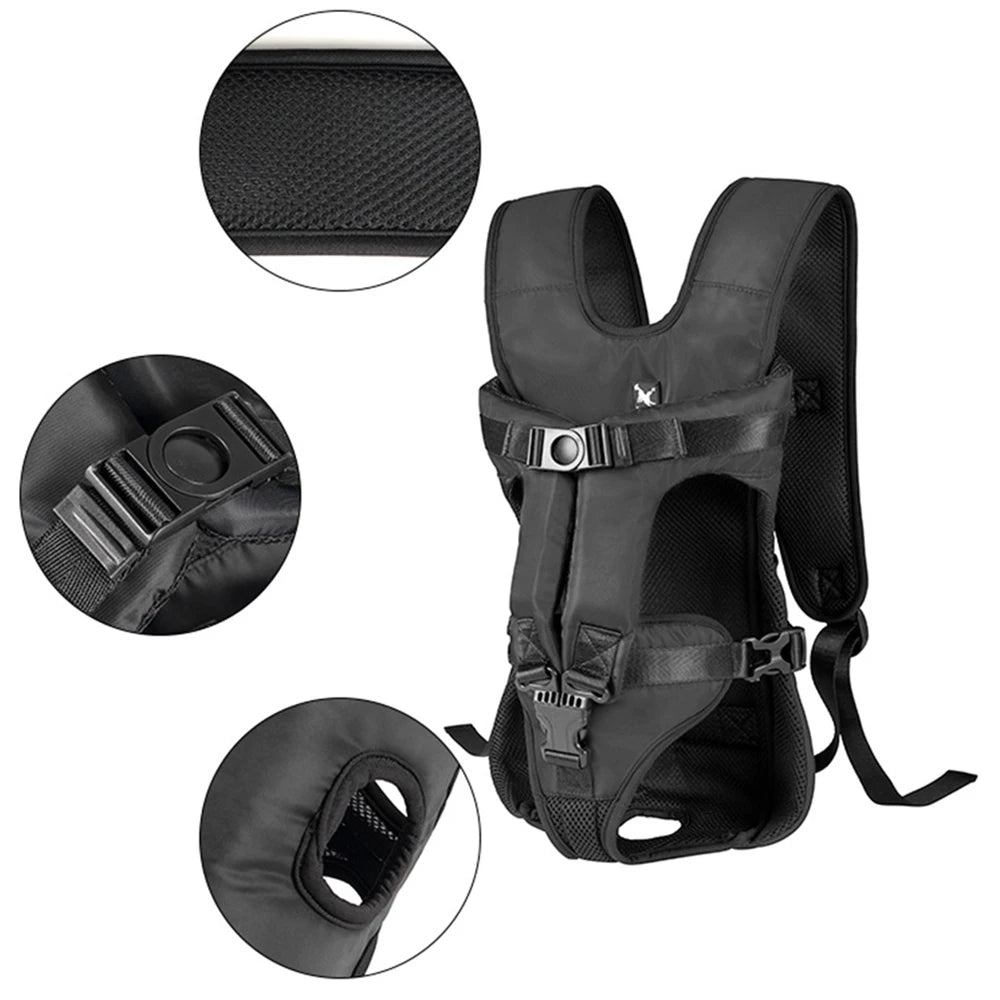 1PC Pet Front Dog Carrier Backpacks, Adjustable Backpack Carrier, Dog Front Carrier for Hiking, Cycling
