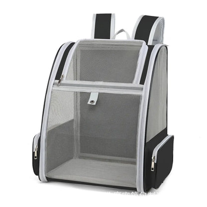 Pet Cat Carrier Bag Outdoor Travel Backpack for Cats Small Dogs Breathable Cat Carrying Bag Suitable for Cats within 6Kg